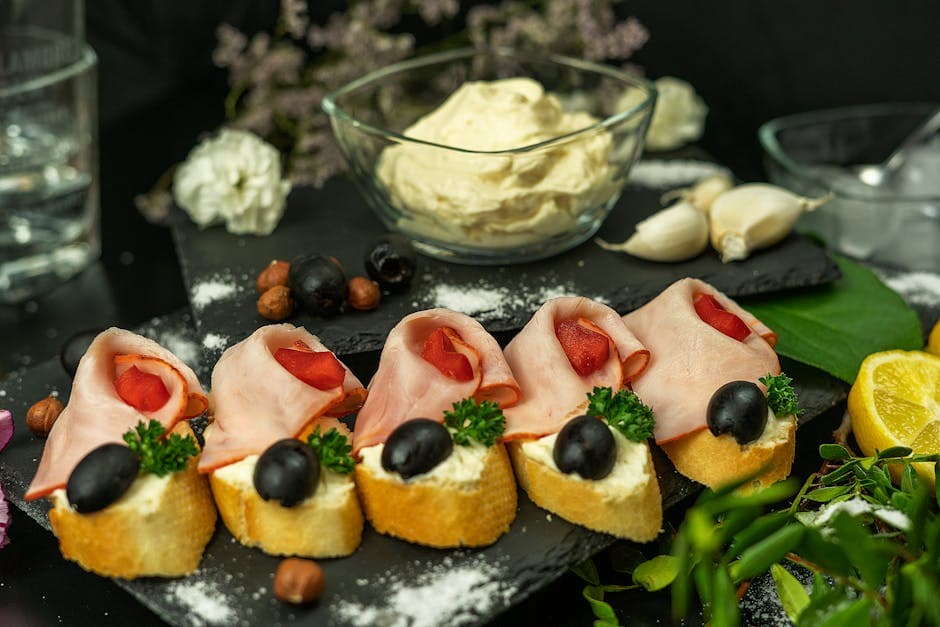 Kremet skinke- og ostepålegg