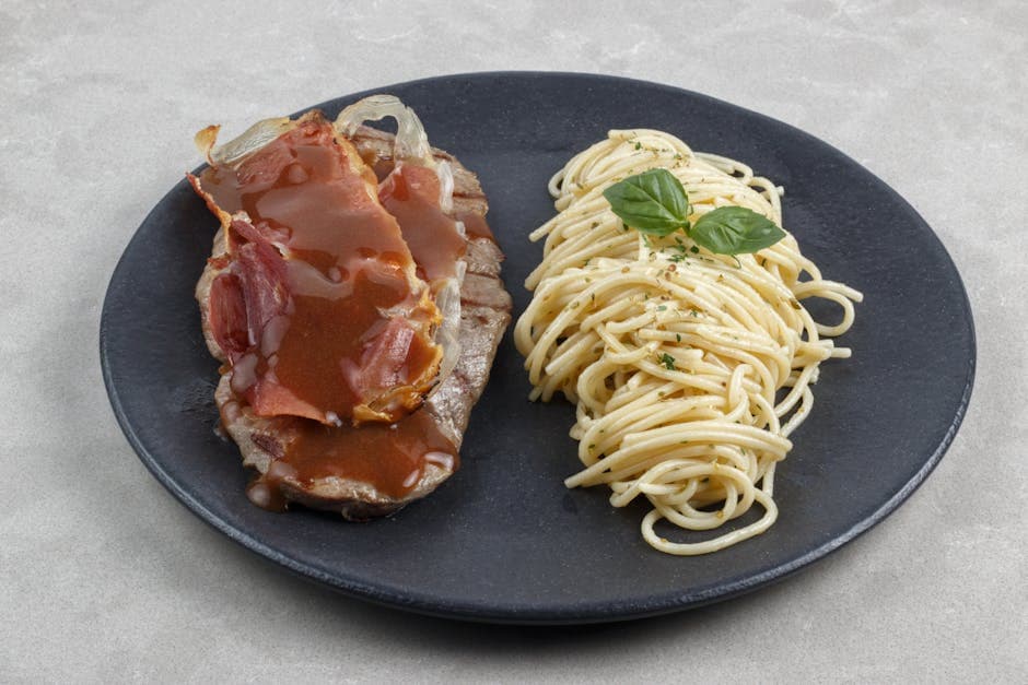 Kalvelever med bacon og løk