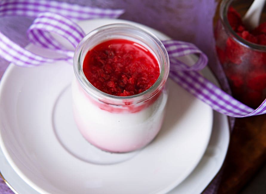 Blodappelsin Panna Cotta med Kardemomme