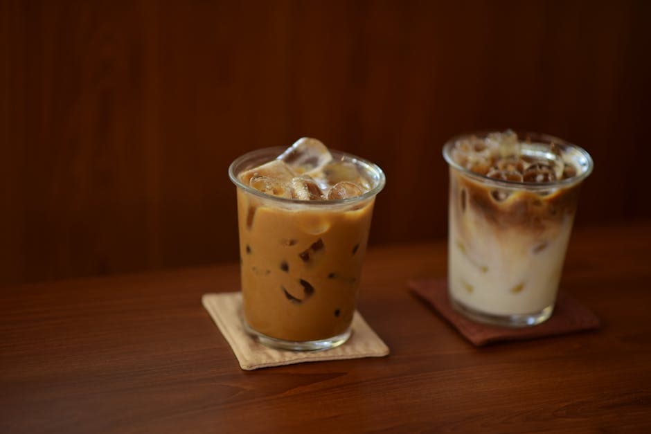 Kremet kakao- og kaffedrikk med malt