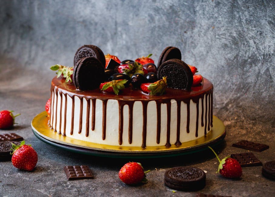 Saftig sjokoladekake med vaniljesmørkrem og sjokoladeganache