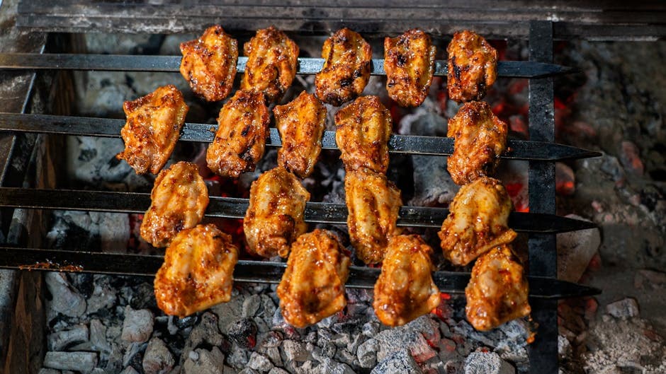 Grillet jerk-kyllingvinger med lime