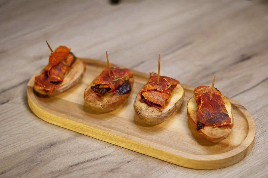 Cheeseburger-potetskall med kjøttdeig og ost