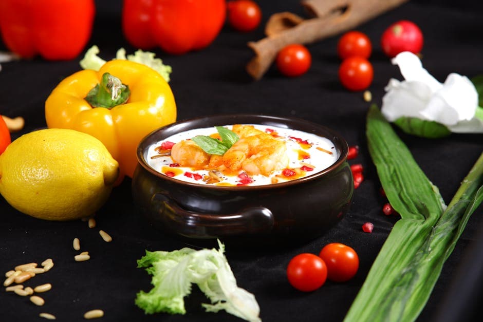 Kremet gazpacho med paprika og jalapeño