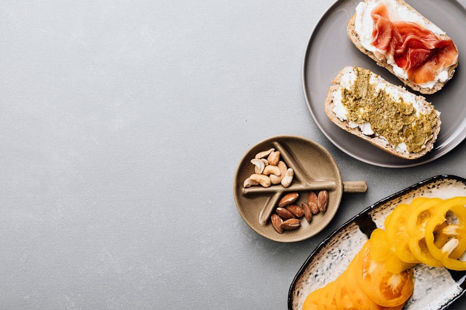 Baguette med prosciutto og pesto