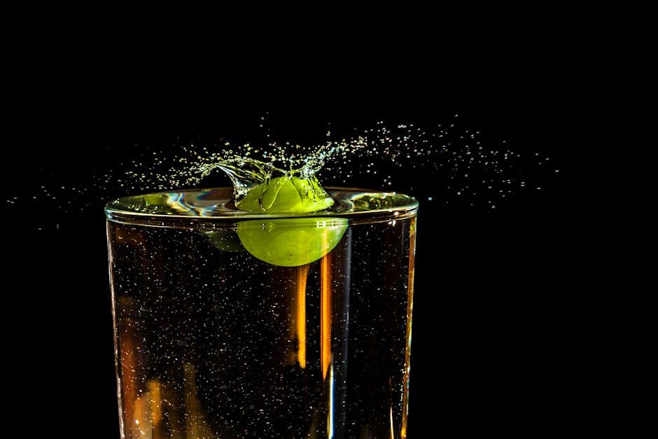 Forfriskende grønn drueslushie