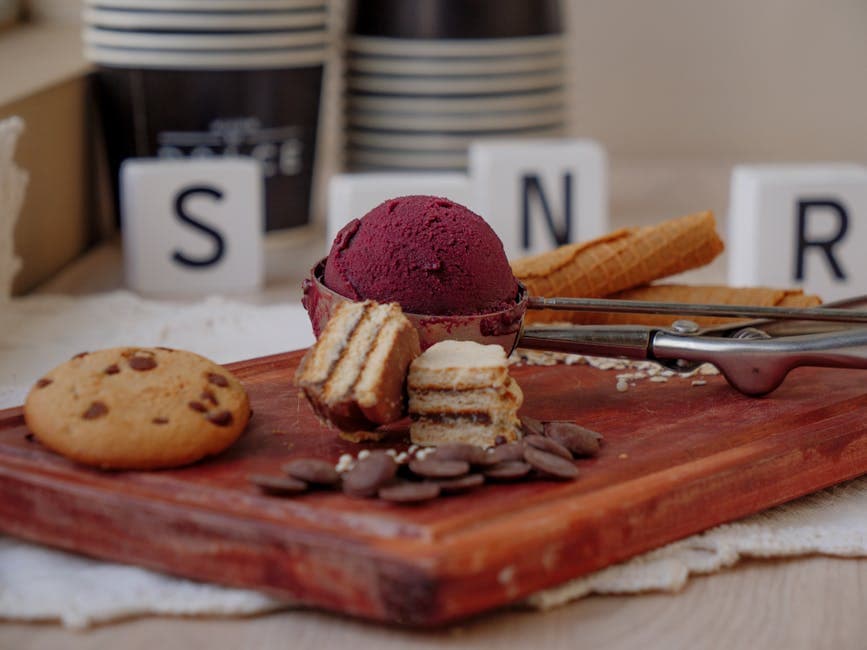 Hjemmelagde sjokoladekjeks-koner