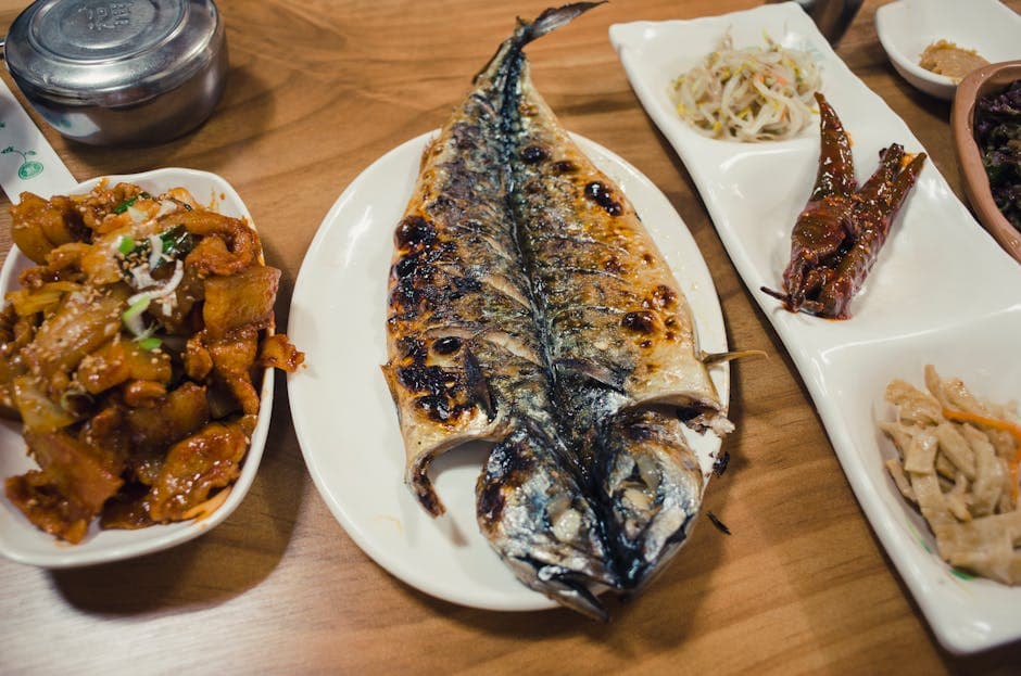 Karamellisert makrell med chili og vårløk