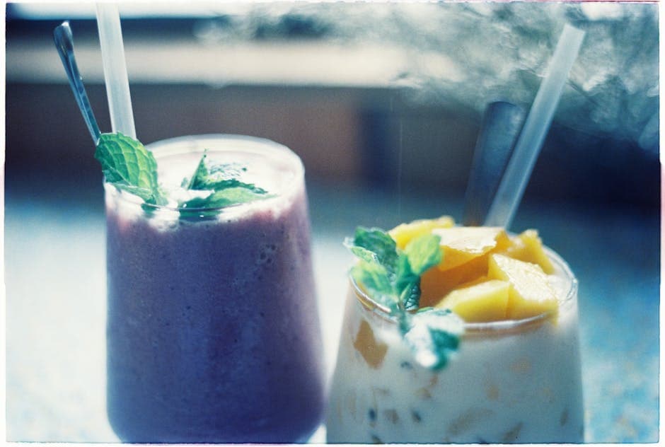 Frisk guava- og mangoshake