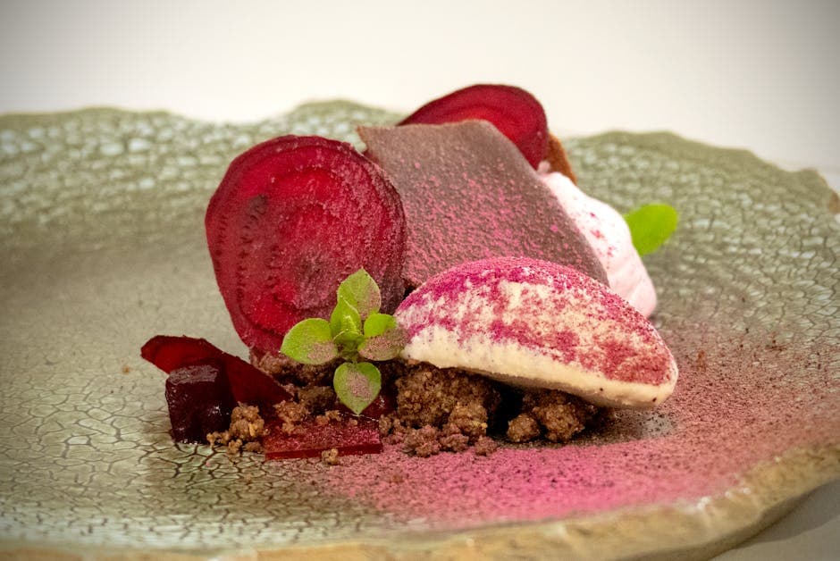 Krydrede rødbeter med søtsyrlig saus