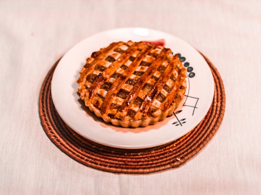 Kremet kyllingpai med sopp og skinke