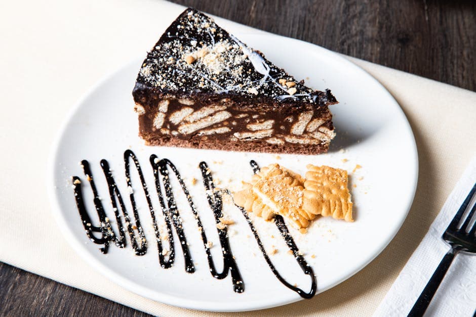 Sjokoladekjeks-iskake med mascarponekrem