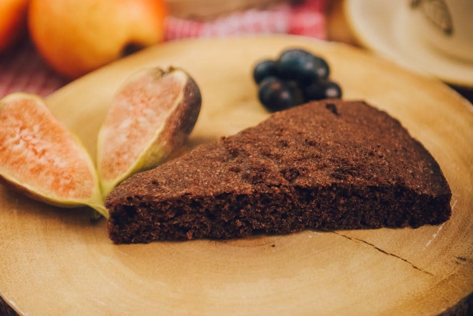 Seig ingefær- og sirupskake i stekepanne