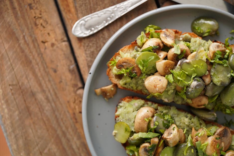 Crostini med favabønner og pecorino-frico