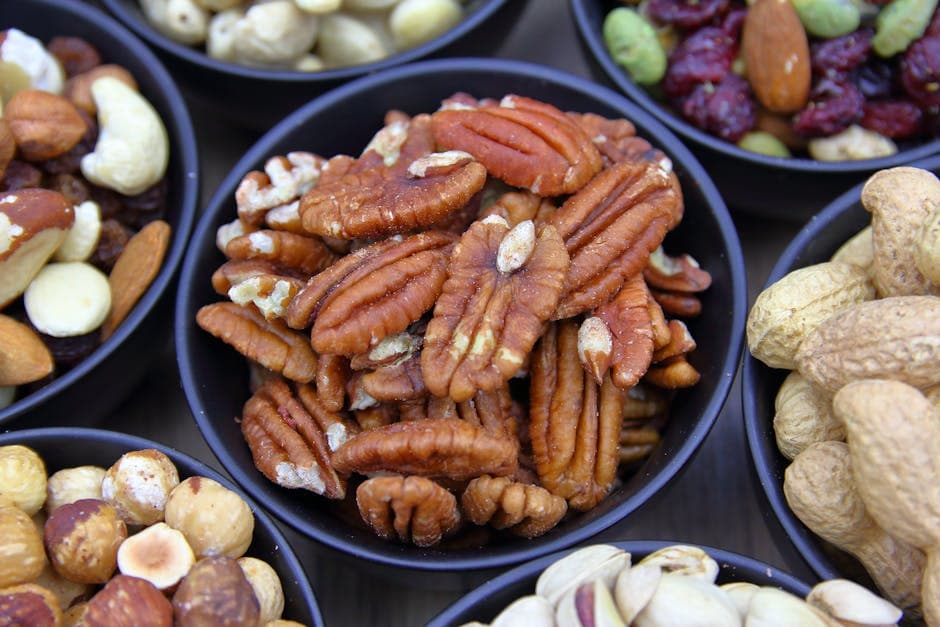 Lønnesirup- og pepperpekannøtter