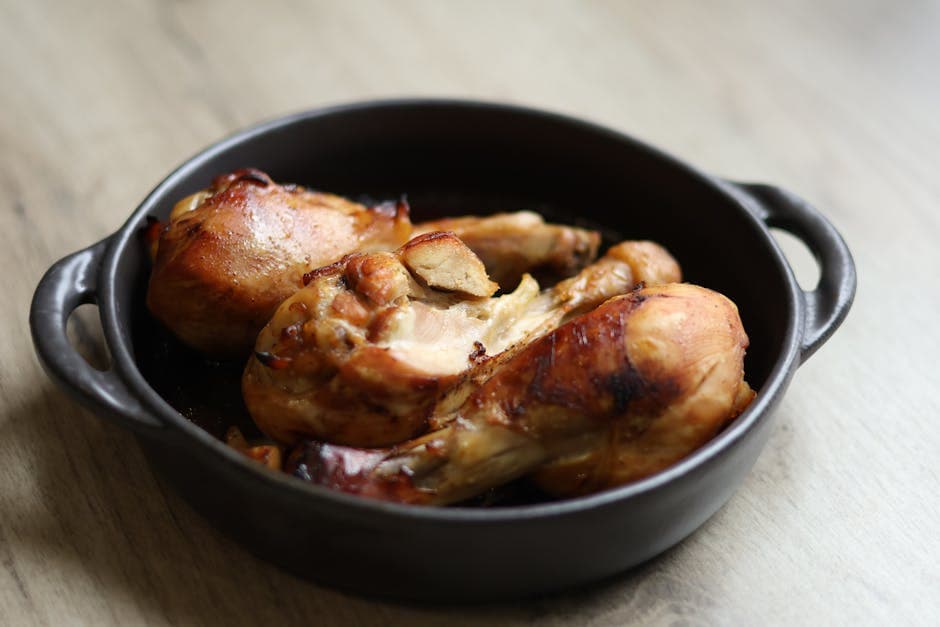 Kyllinglår med mandarin- og lønnesirupglasur