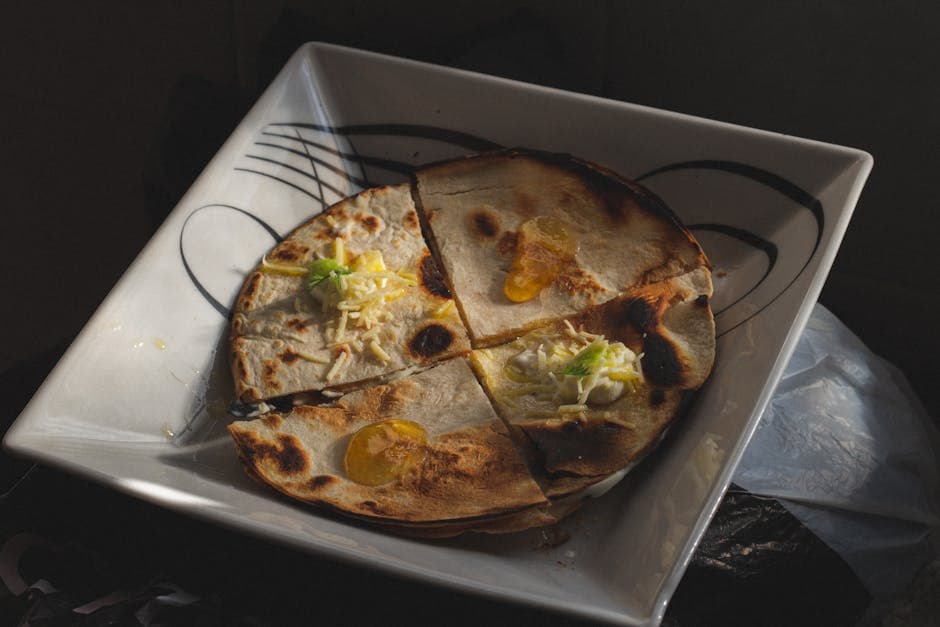 Fritert steinbit med ost og sprø tortilla