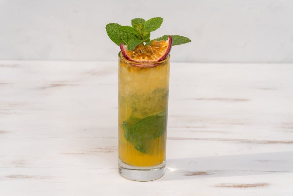 Tropisk pasjonsfrukt-mocktail