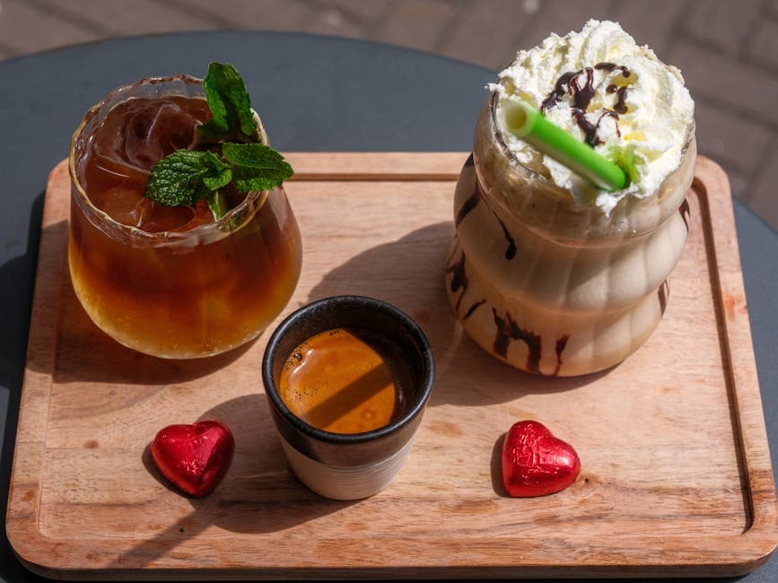 Irsk kaffe med myntesjokoladeis og biscotti