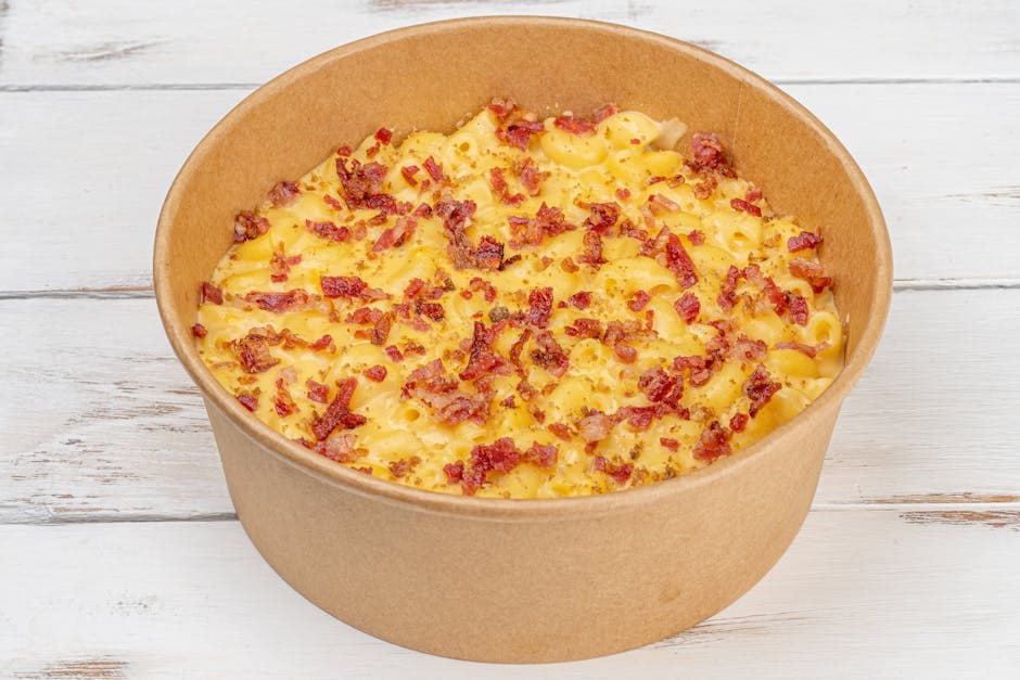 Kremet makaroni og ost med sprø topping