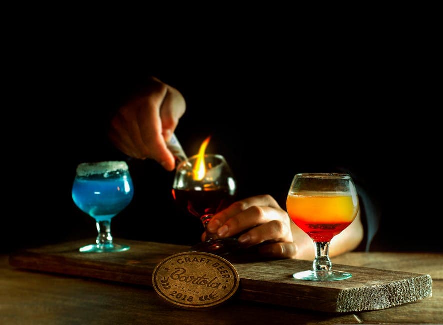 Flammende "Disco Inferno" shot