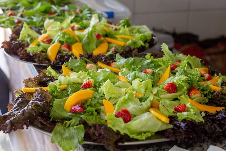 Frisk mango- og ostesalat