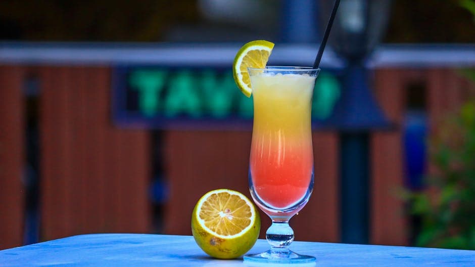 Tropisk Hurricane Punch med rom