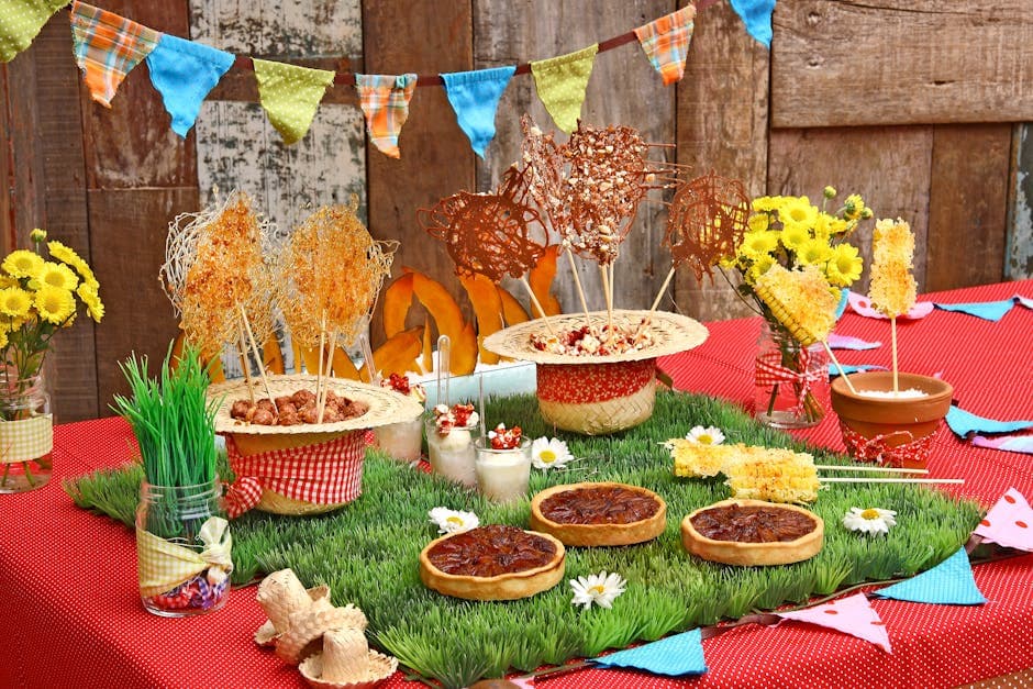 Dekorativt sukkermais-senterstykke