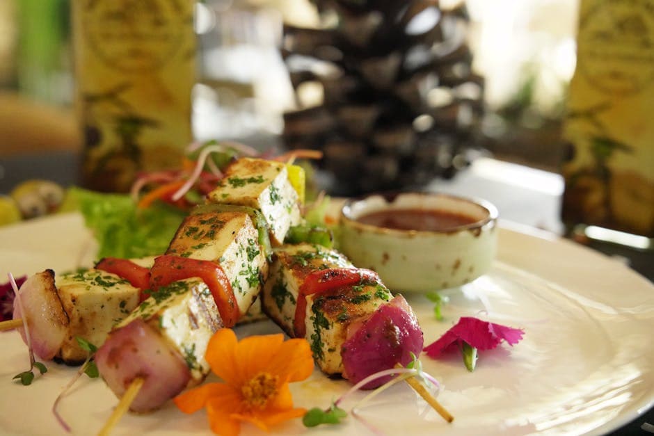 Marokkanske laksespyd med sitrusdipp