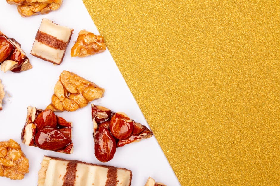 Gullfarget Rugelach med hasselnøtt og aprikos