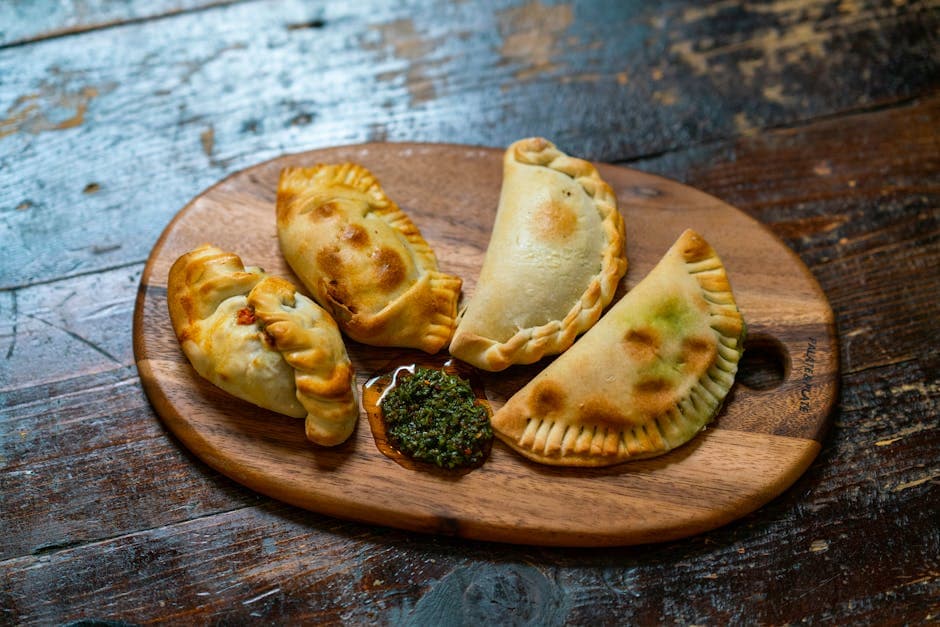 Kylling- og olivenempanadas med chimichurri