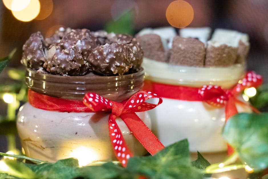 Dekorative sjokoladekrukker