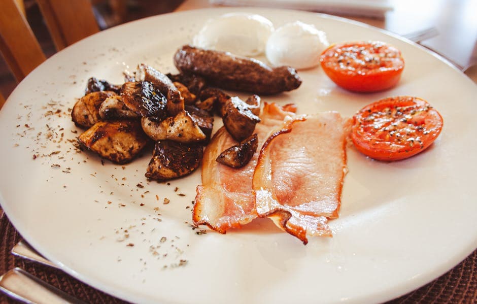 Østerspasty med bacon og tomat