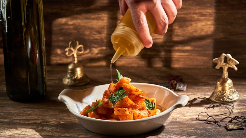 Knuste pastinakker med mascarpone