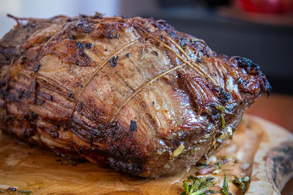 Ovnsbakt oksefilet med urter