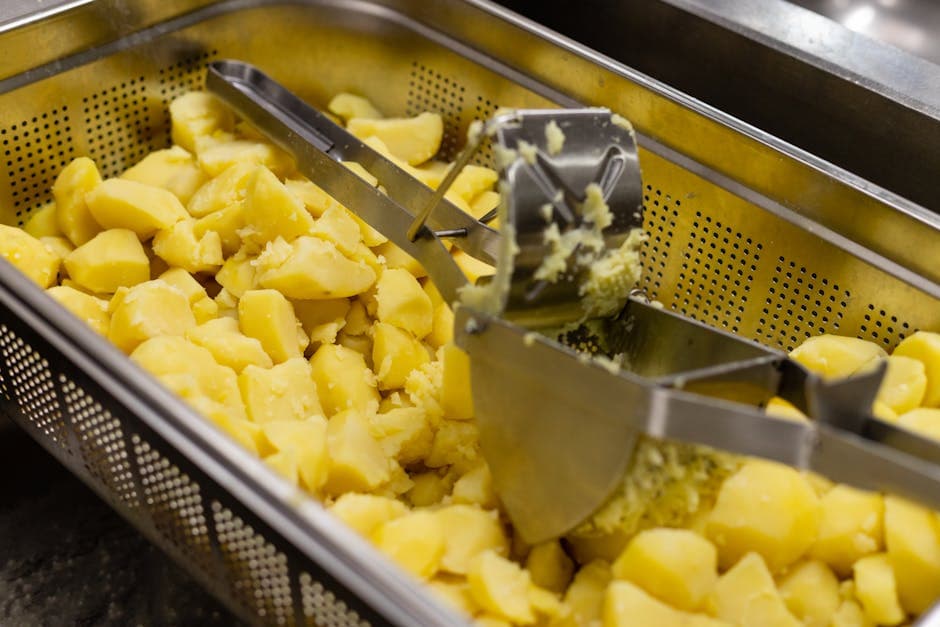 Røstet hvitløk- og potetstappe med parmesan