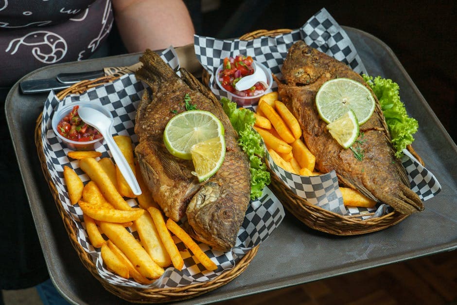 Karibisk Fish Escovitch med syltet løk