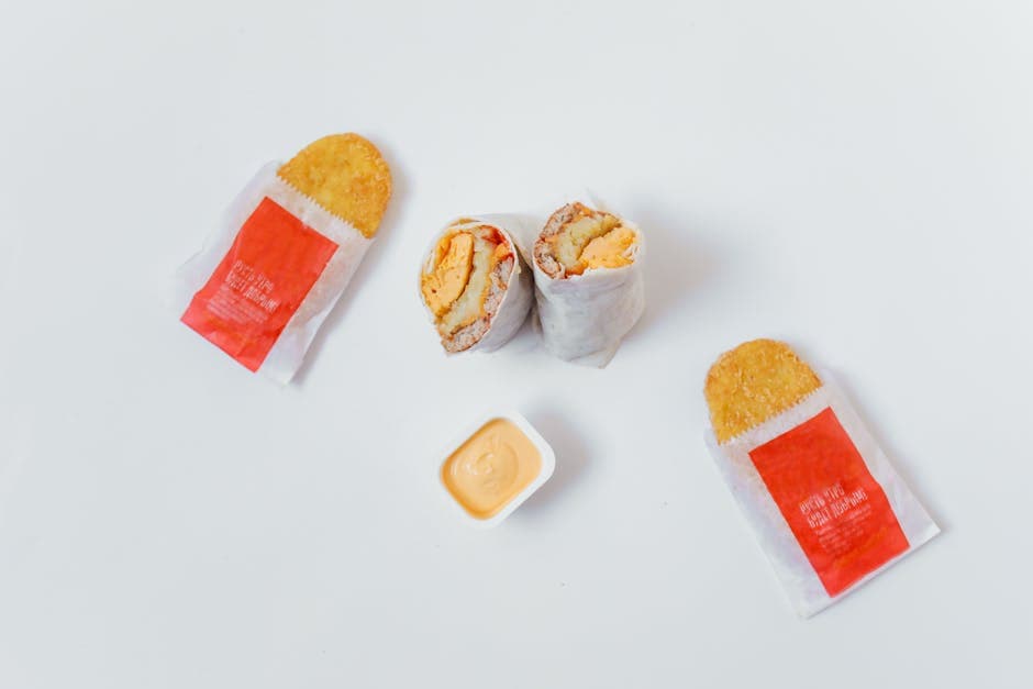 Meksikansk frokostburrito med sprø poteter