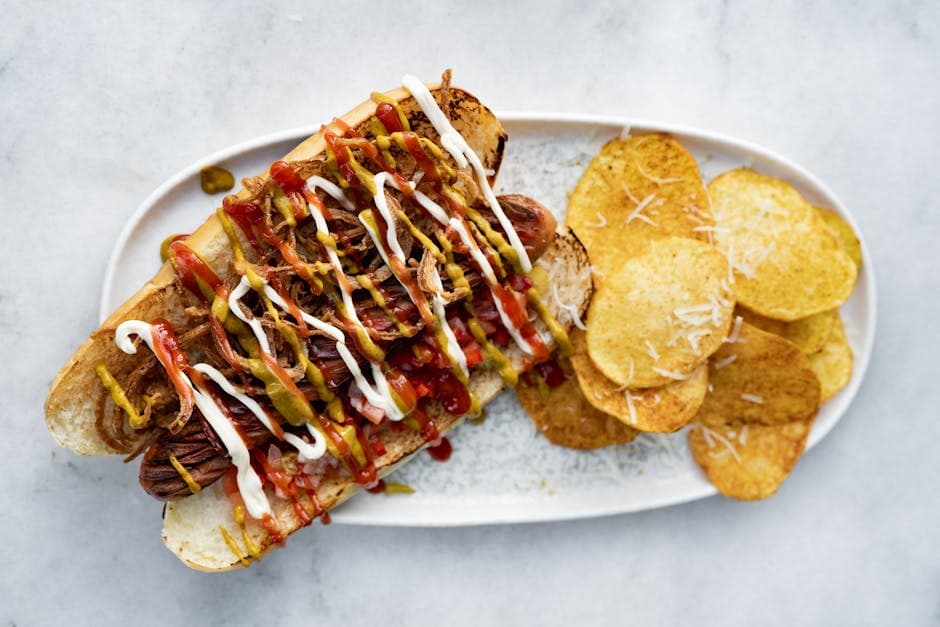 Hjemmelaget "Homewrecker" pølse i brød