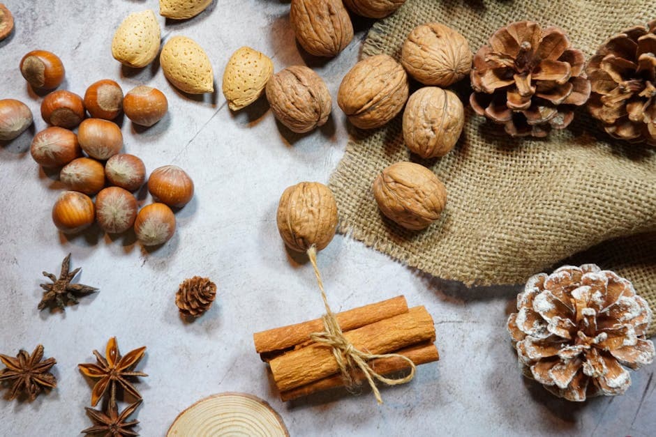 Krydrede nøtter med kanel og spisskummen