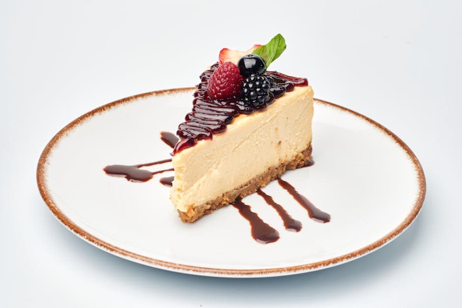 Klassisk ostekake med bær