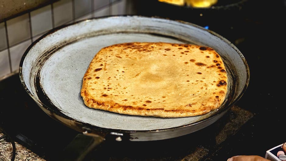 Grillede chapatis