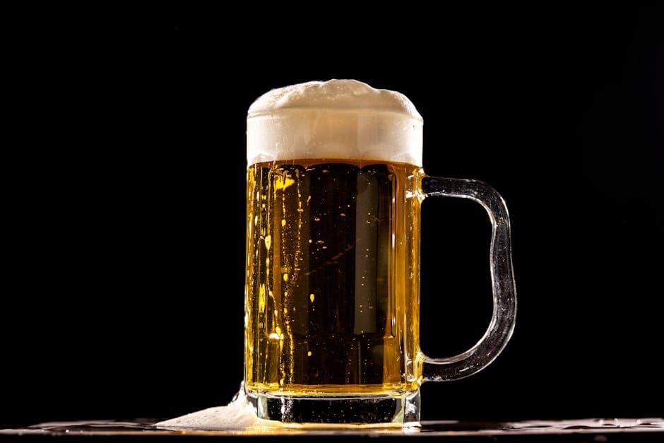 Spiked Root Beer Float med is og saus