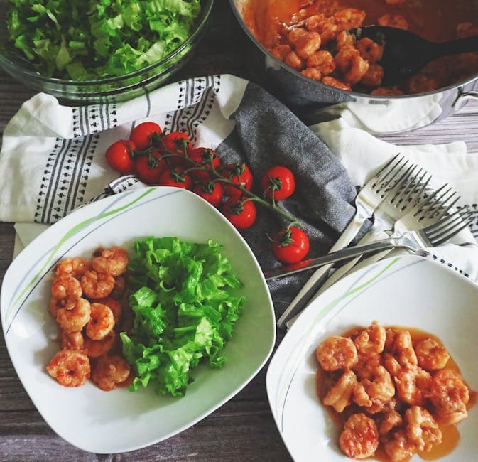 Stekte reker med tomater og Pernod