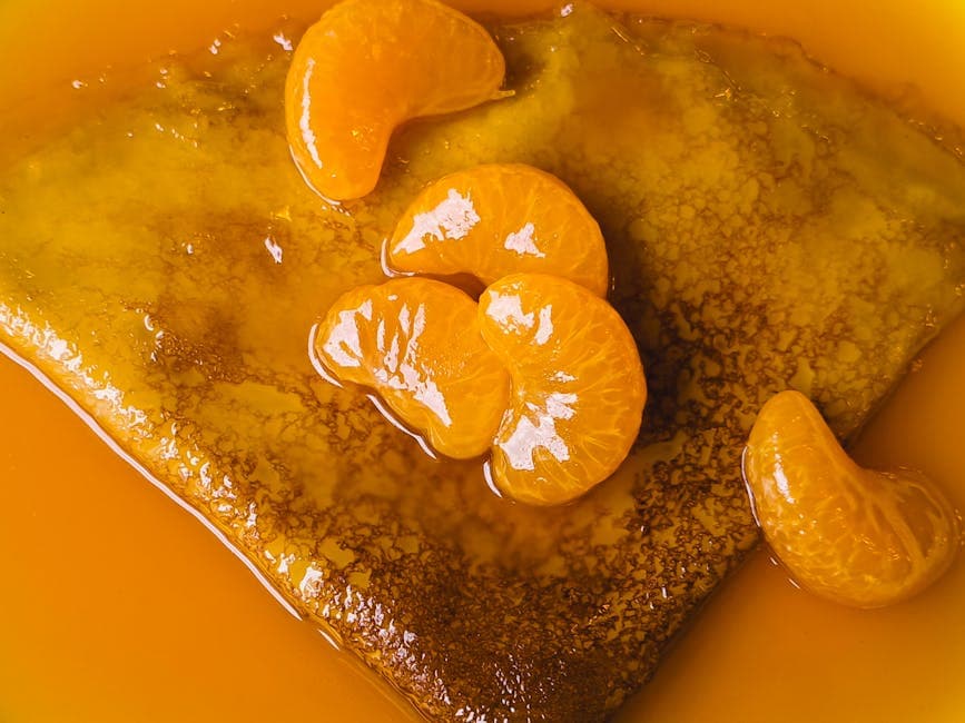 Blintzkreps med appelsinlikør