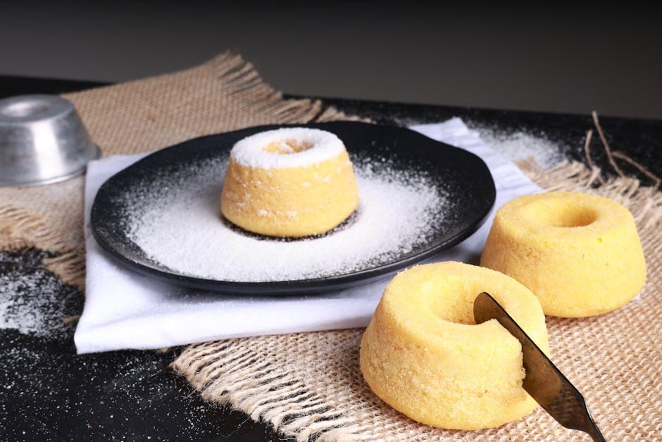 Mini ananaskaker med karamellisert ananas