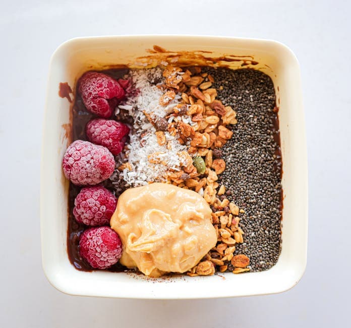 Nøttefri mikrobølgeovn-granola