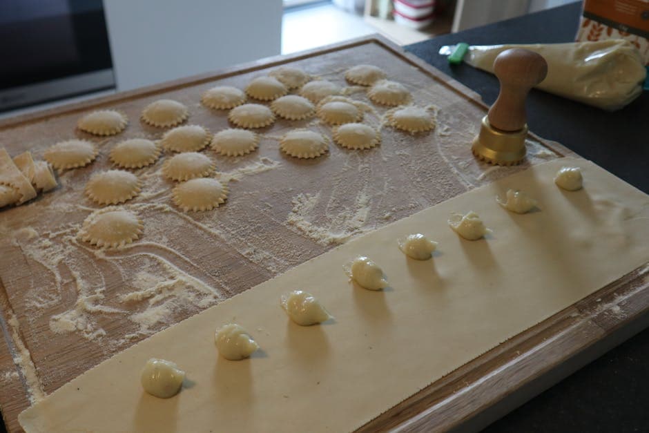 Hjemmelagde tortelli med oksehalesaus