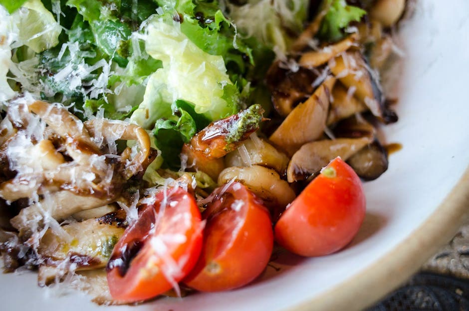 Selleri- og portobellosalat