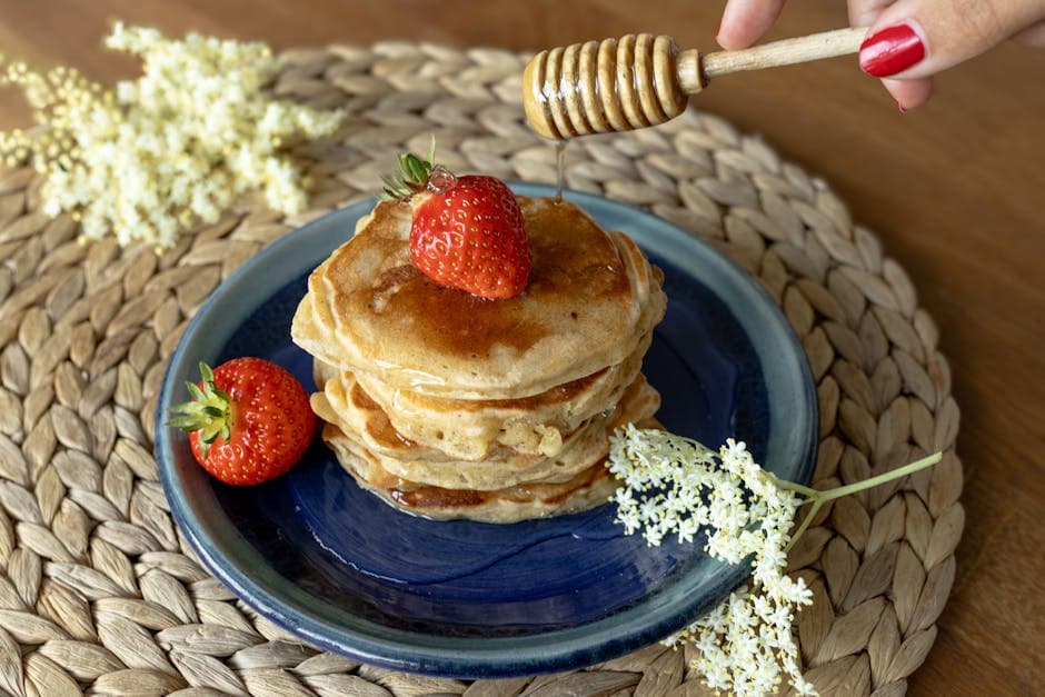 Poppy og Daisys pannekaker med pære